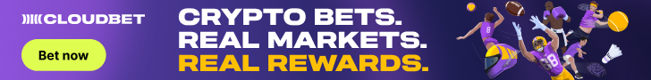 Cloudbet - Crypto Bets, Real Markets, Real Rewards